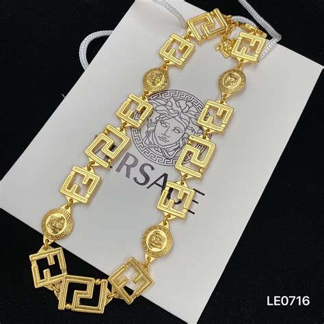 versace necklace fake free shipping|versace necklaces for sale.